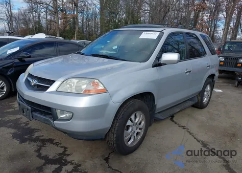 2003 Acura Mdx из США, поврежденный, VIN 2HNYD18933H531607
